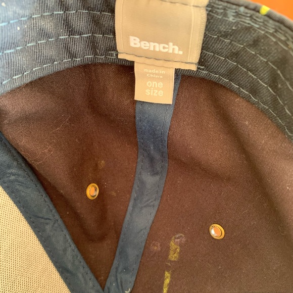 BENCH Navy Adjustable Baseball Cap with Bird Print. - Picture 3 of 7